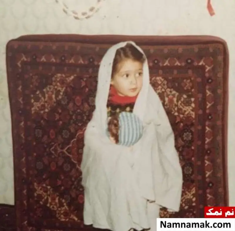 عکس کودکی و بچگی الهام حمیدی