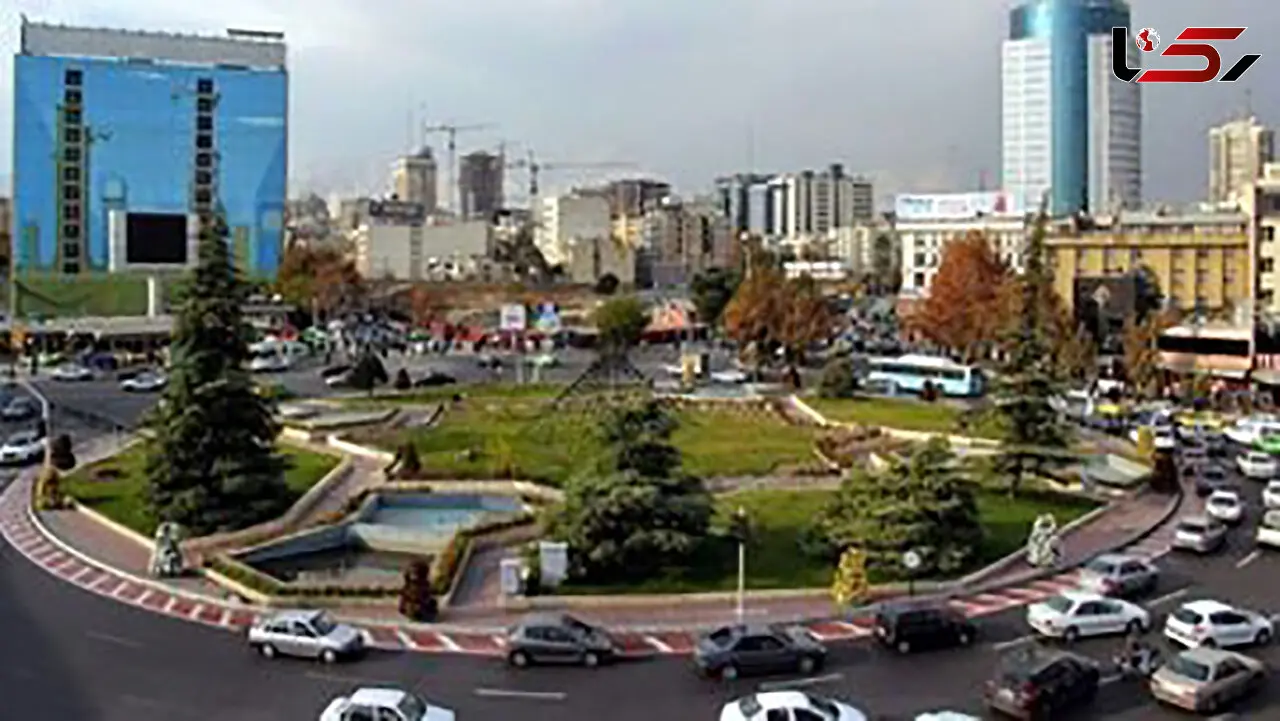 تهران قدیم| تخت جمشید وسط میدان ونک تهران؛ ۵۲ سال قبل/ عکس