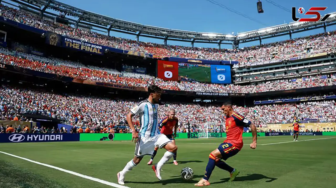 پایان نیمه نخست فینال جام جهانی 2026 / اسپانیا 0 - 0 آرژانتین 