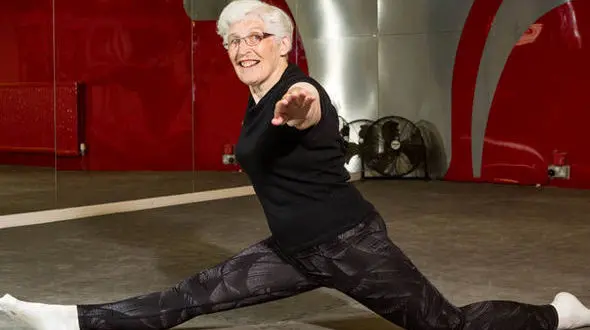 ژیمناست 84 ساله انگلیسی 