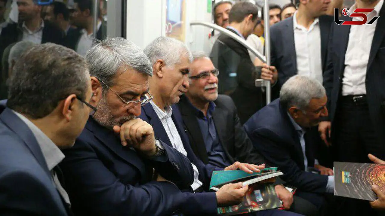 افتتاح فاز دوم متروی شیراز با حضور وزیر کشور