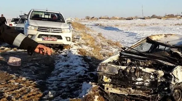 تصویر حادثه ای که 3 نفر را در فرمهین به کام مرگ کشاند+ عکس
