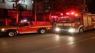 آتش سوزی کامیون در بلوار جمهوری قزوین