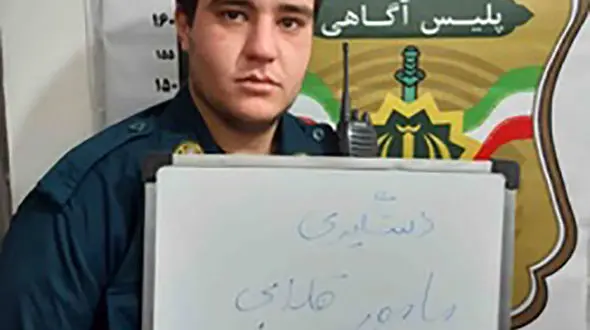 این مرد را می شناسید ؟ / اگر فریب او را خورده اید به پلیس فردیس مراجعه کنید+ عکس