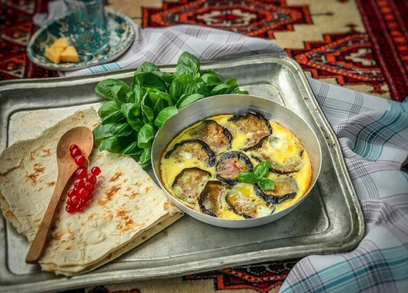 ورقه بادمجان گیلانی (پراویج)