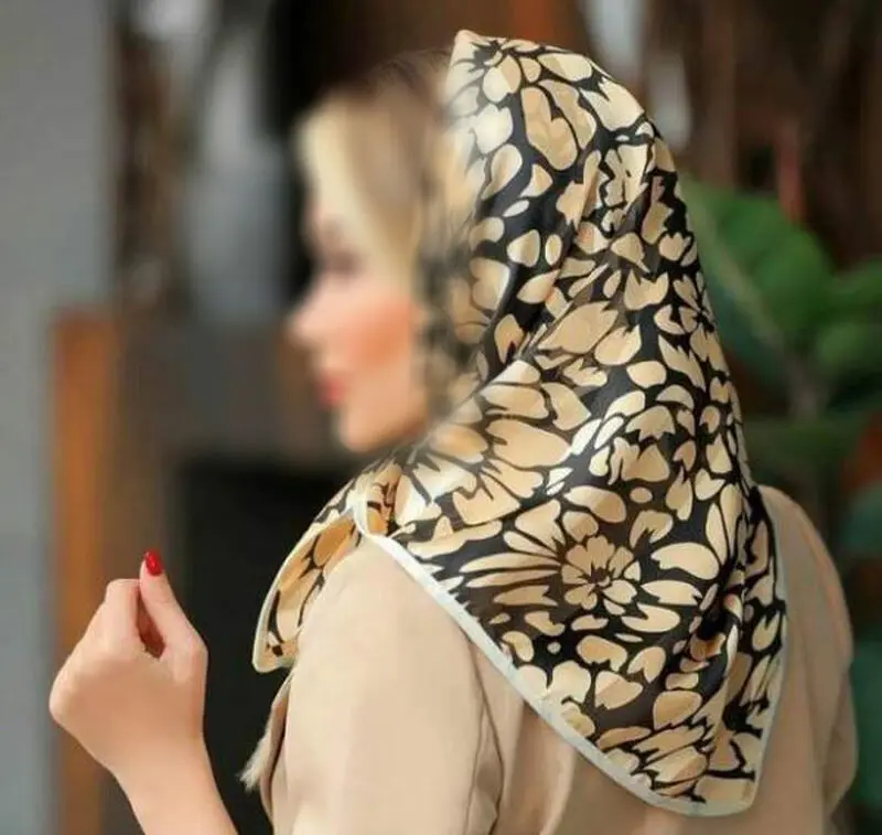 مدل بستن شال و روسری