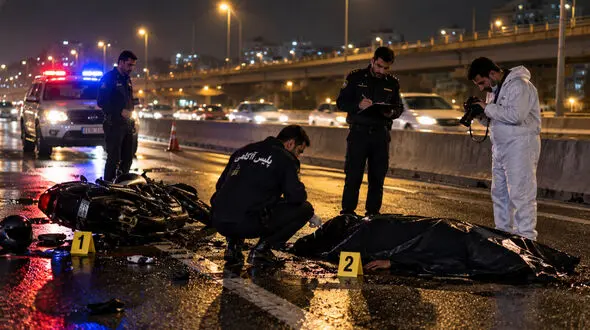 مرگ مشکوک مرد جوان در اتوبان بسیج تهران / دوربین‌ها رازگشایی کردند