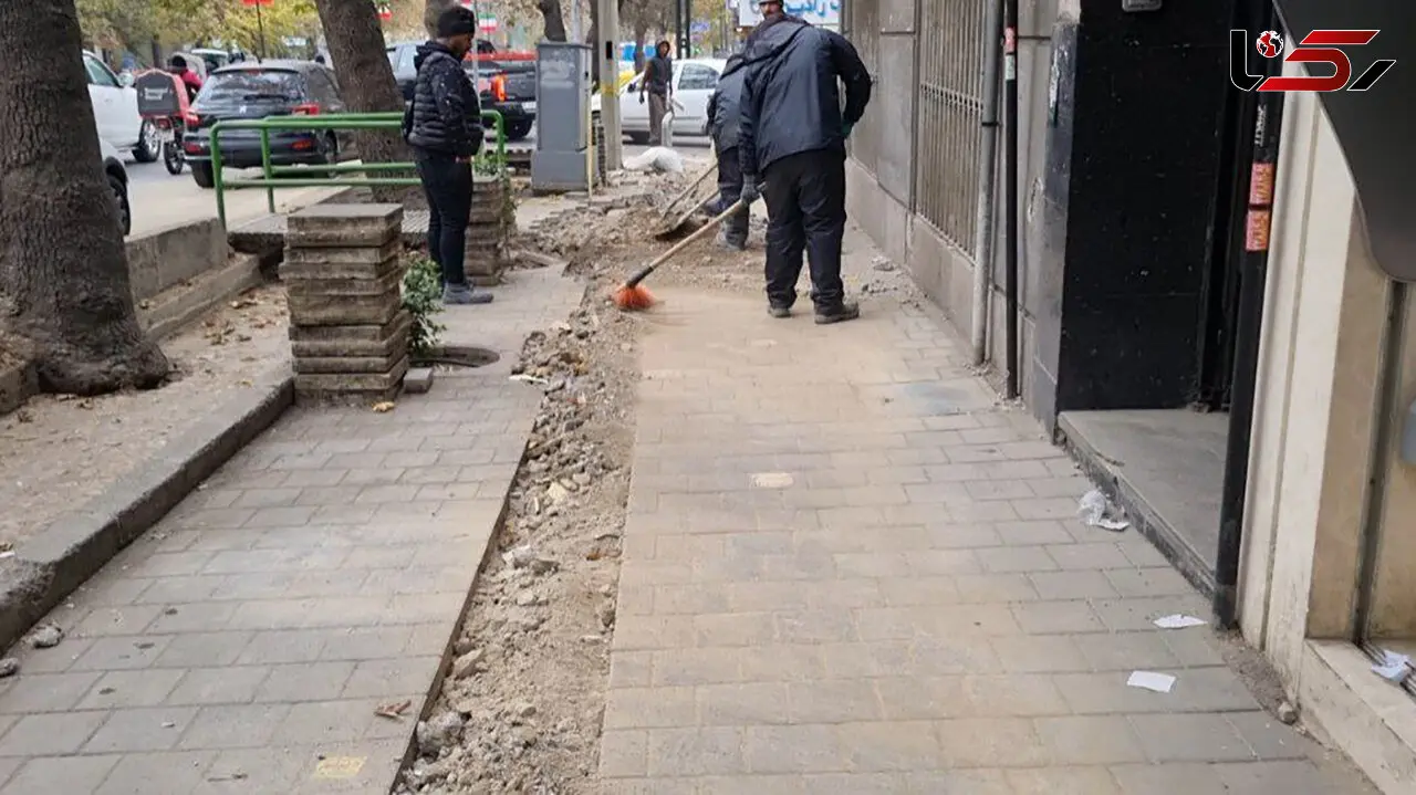 آبیاری قطره ای درختان توسط شهرداری تهران ، به خیابان های ولیعصر و شریعتی رسید + فیلم