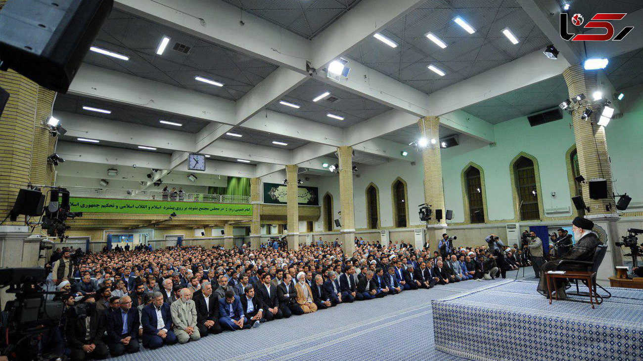 دیدار رییس و نمایندگان مجلس شورای اسلامی با رهبر معظم انقلاب