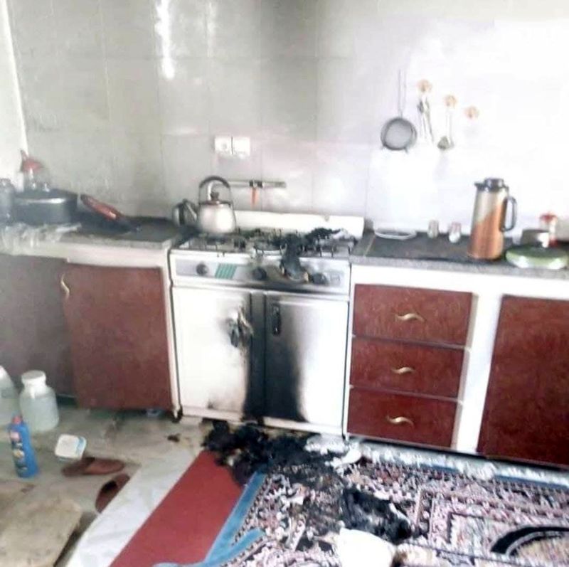 نجات جان جوان زرندی از مرگ حتمی در پی آتش‌سوزی در منزل