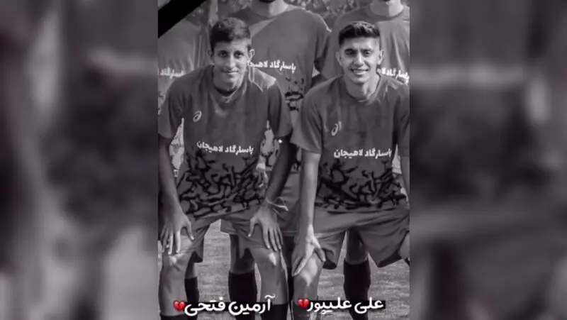 تصادف دو فوتبالیست
