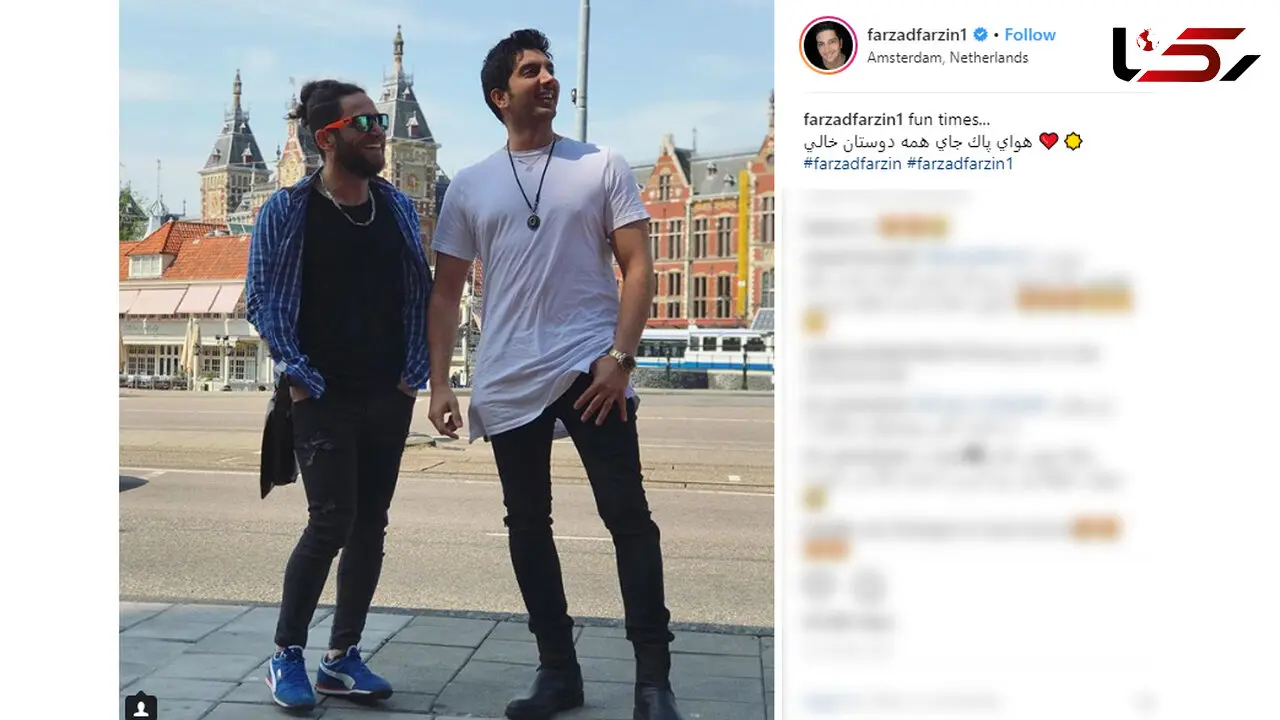 فان تایم خواننده معروف در هلند +عکس 