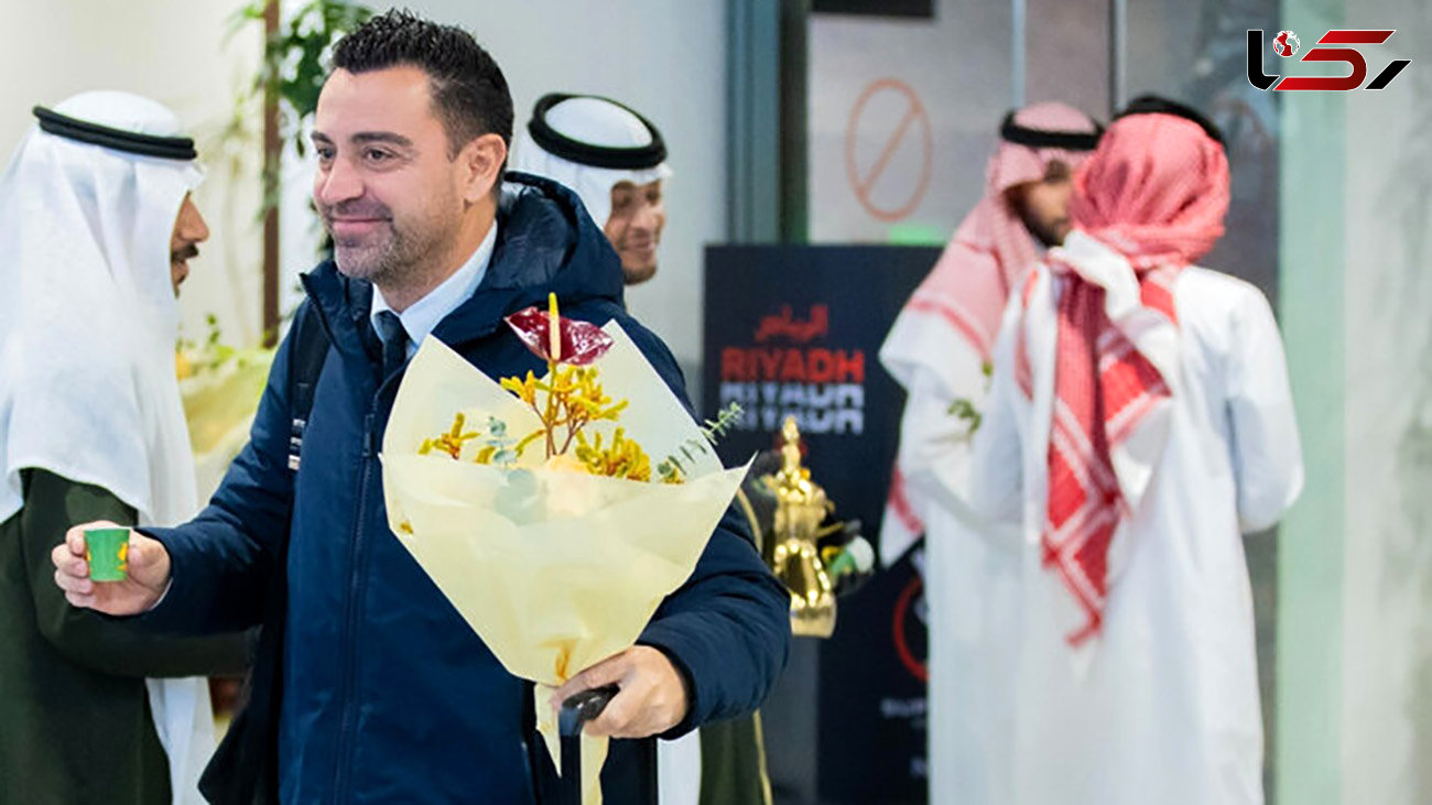 استقبال عربستانی ها از اعضای تیم فوتبال بارسلونا + عکس