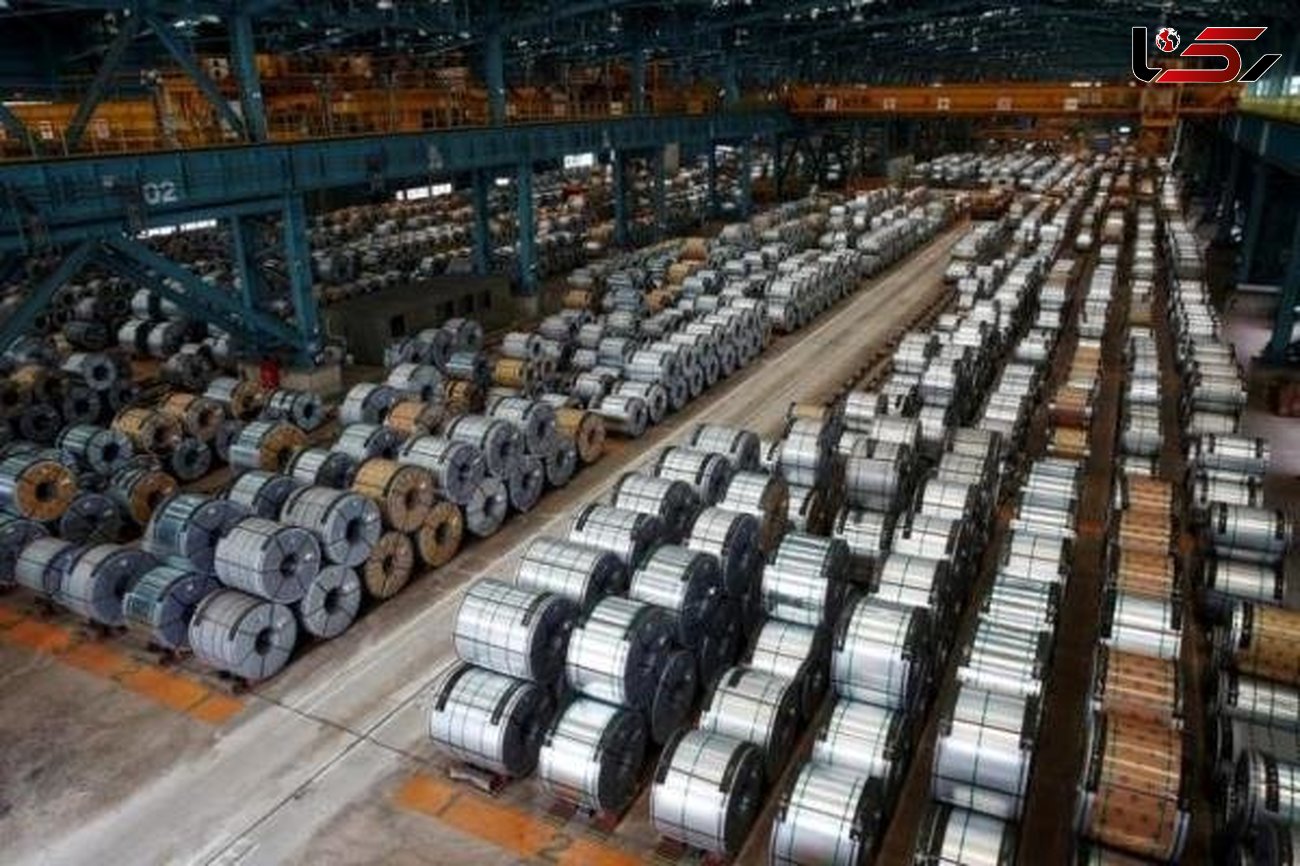 ایران بیش از ۶ میلیون تن فولاد خام تولید کرد