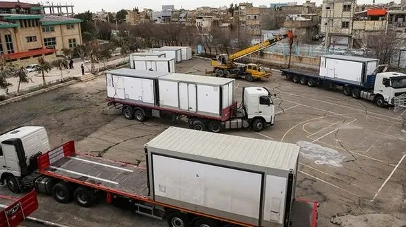 استقرار 2 بیمارستان سیار سپاه و ارتش در قم