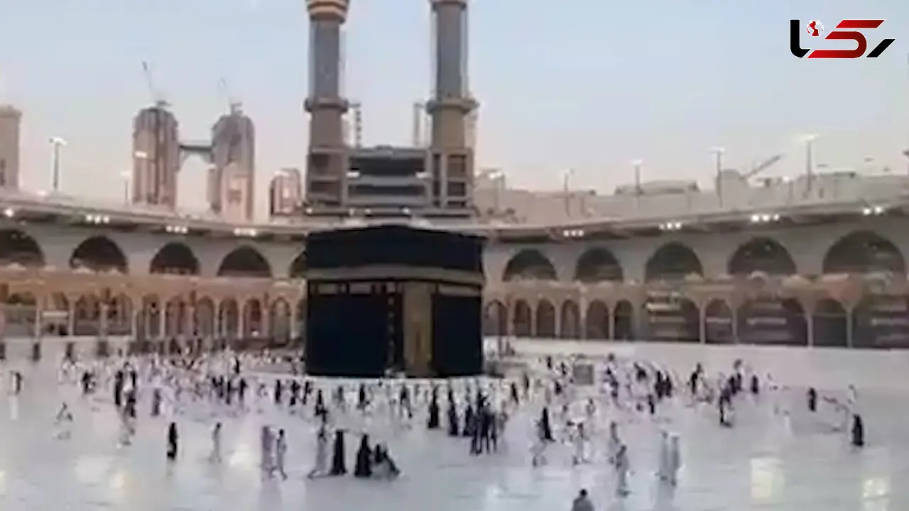 نخستین طواف خانه خدا پس از 7 ماه + فیلم
