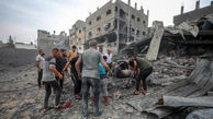تخریب بازار النصیرات در غزه؛ جنایت جدید اسرائیل + فیلم