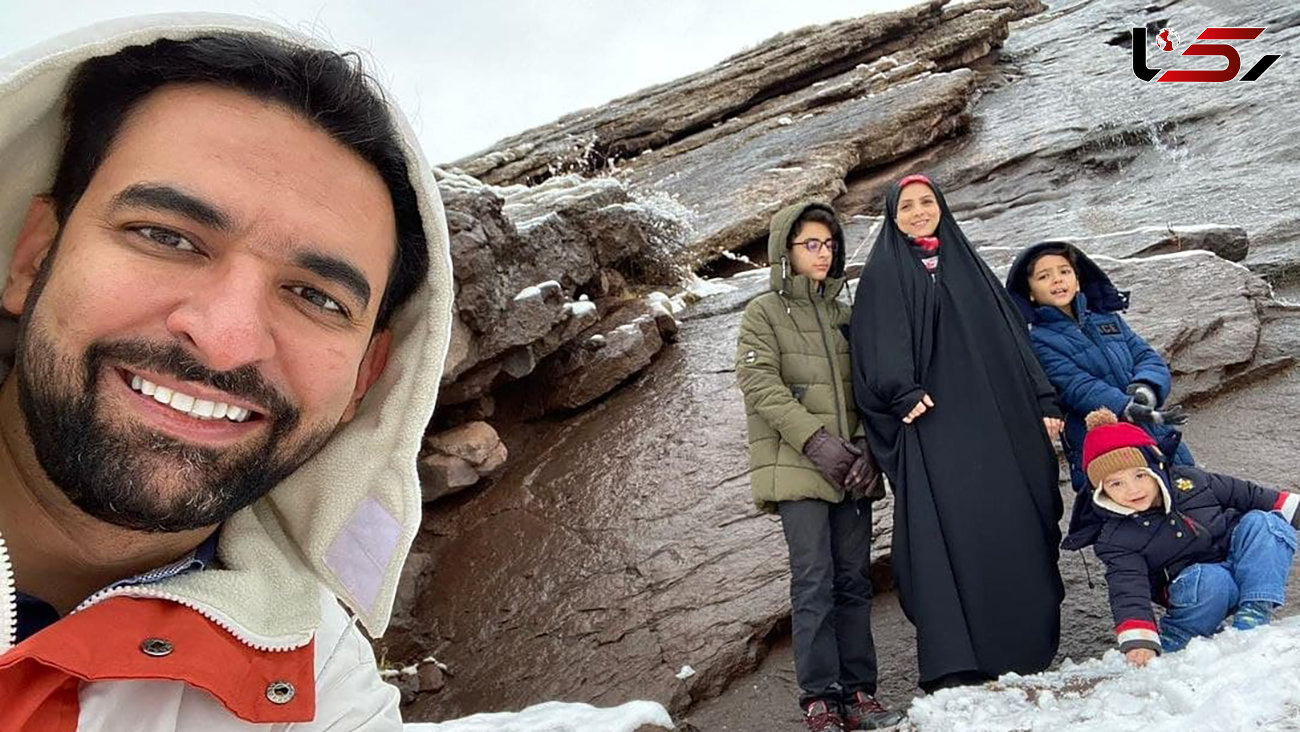 عکس / کوهنوردی آقای وزیر با همسر و فرزندان در شمال تهران