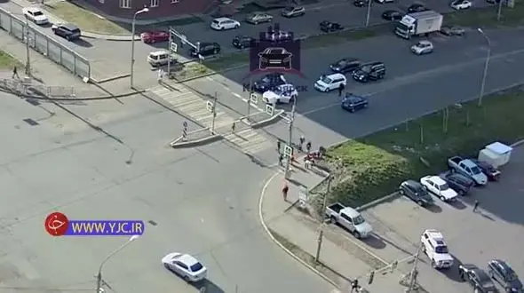 برخورده وحشتناک خودرو با دو کودک +فیلم