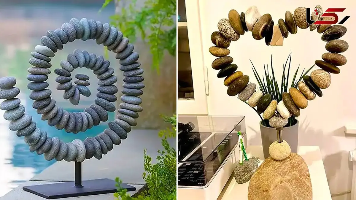 کاردستی های جذاب با سنگ رودخانه؛ 15 پیشنهاد برای زیباسازی خانه