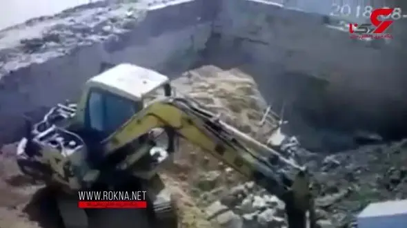  لحظه زنده به گور شدن 3 مرد + تصویر دردناک