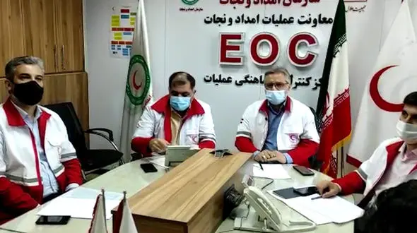 سایه ترس بین زلزله زدگان بوشهر + فیلم اتاق عملیات هلال احمر
