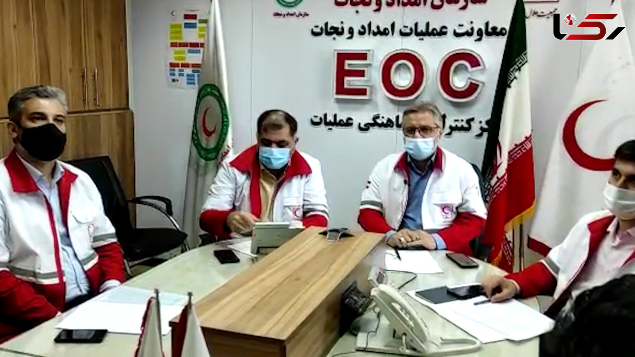 سایه ترس بین زلزله زدگان بوشهر + فیلم اتاق عملیات هلال احمر