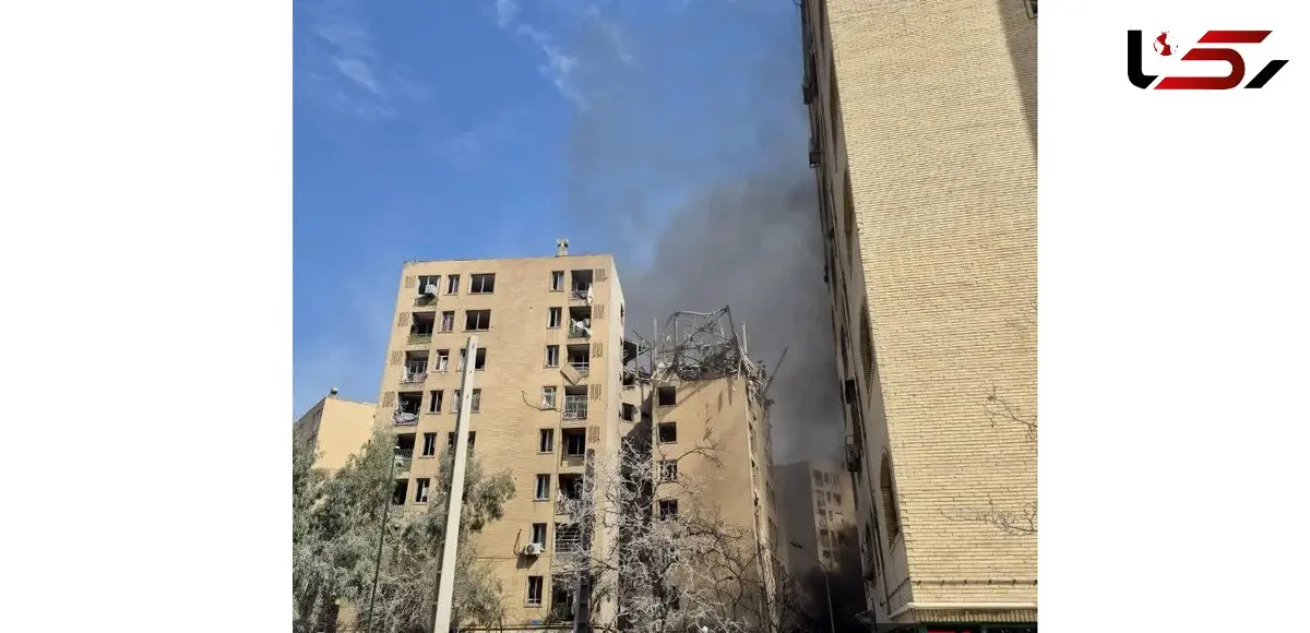 فیلم حمله آمریکا و اسرائیل به ساختمان‌های مسکونی شهرک شهید بروجردی 