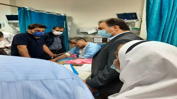 رئیس دانشگاه شهید چمران اهواز خونریزی مغزی کرد + عکس