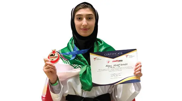 دانشگاه تهران مبینا نعمت زاده را بدون کنکور می پذیرد