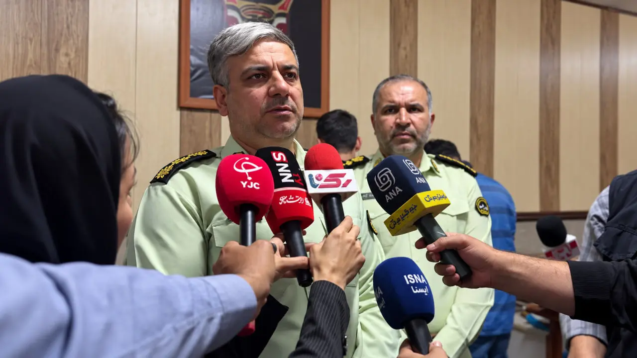 فیلم توضیحات سرهنگ خدایی رییس پلیس آگاهی تهران از بازداشت دزدان مسلح شهرک راه آهن