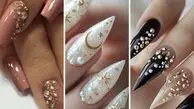طرح های مدرن ناخن جواهری برای زیبایی بی نظیر