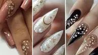 طرح های مدرن ناخن جواهری برای زیبایی بی نظیر
