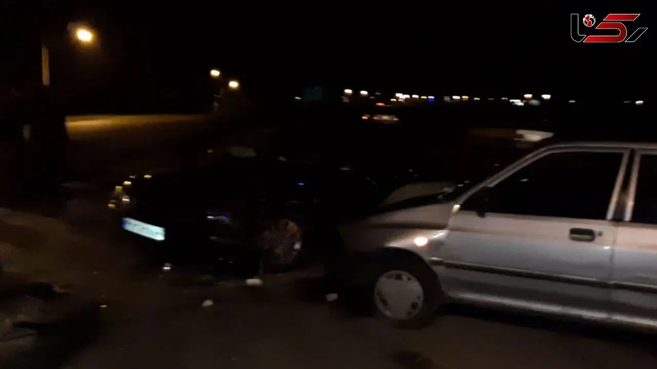 رانندگی خلاف جهت راننده پژو در کمربندی پرخطر گلپایگان / یک نفر مصدوم شد+ فیلم و عکس