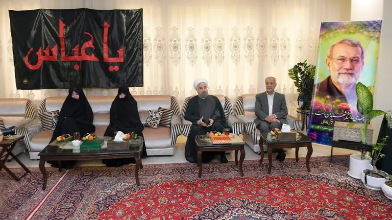 دیدار با خانواده شهید لاریجانی