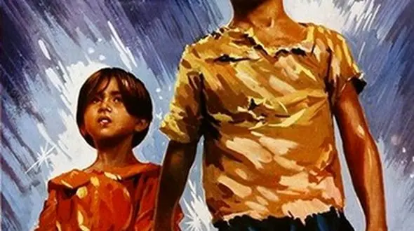 چهرۀ «لیلا فروهر» در 6 سالگی در اولین فیلم سینمایی‌اش «مراد و لاله»