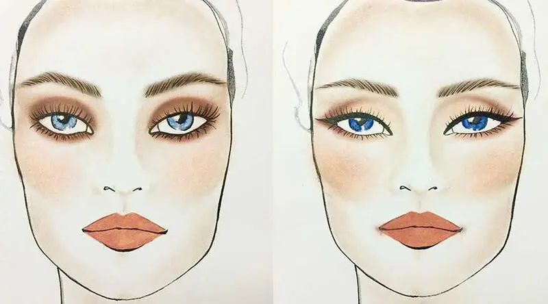 خط چشم مناسب برای رنگ چشم‌ها
