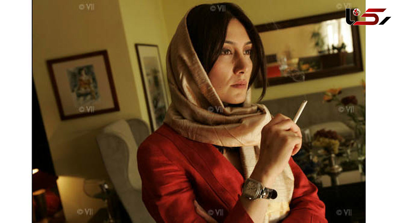 ژست متفاوت هدیه تهرانی با سیگار در دست +عکس