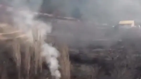 فیلم برگ سوزی در روستای هنزک لواسان