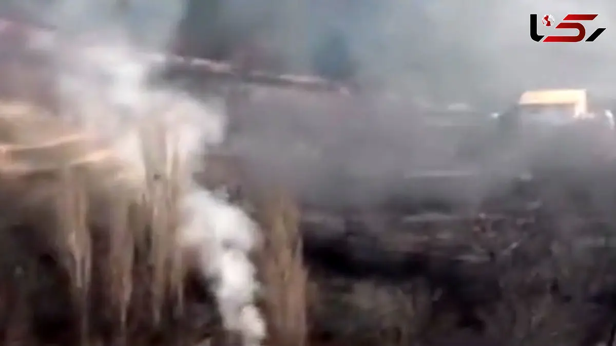 فیلم برگ سوزی در روستای هنزک لواسان