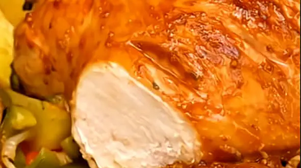 طرز تهیه مرغ تنوری و سبزیجات + فیلم