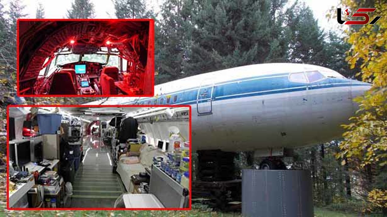 هواپیمای بوئینگ 727 از کار افتاده تبدیل به خانه شد+ عکس 