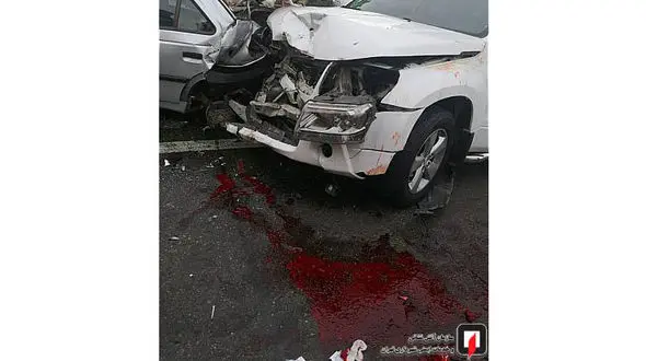 عکس های صحنه خونین در کف اتوبان همت + جزییات