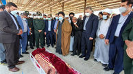 مراسم تشییع و خاکسپاری فرزند شهید یاسوجی که خودسوزی کرد، برگزار شد + عکس