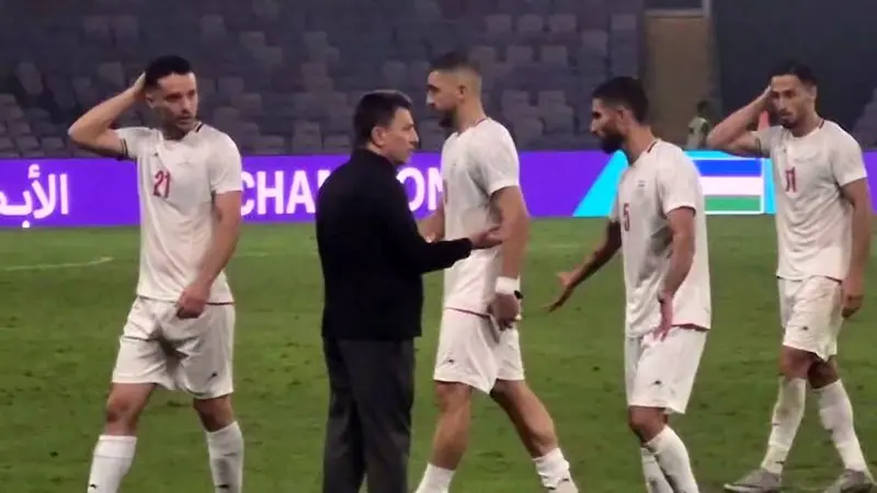 ویدیوی جنجالی از قلعه نویی بعد از باخت به ازبکستان / میلاد کی گفت تو پنالتی بزنی؟