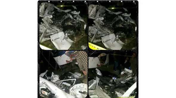 مرگ فجیع 5 مسافر در برلیانس مچاله شده! / در جاده میاندوآب رخ داد + عکس صحنه