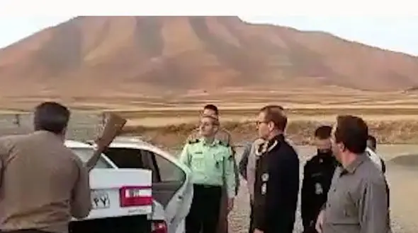 فیلم لحظه دستگیری قاتل تهرانی در اراک 