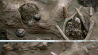فیلم کشف 8 جسد مومیایی شده زمان حفاری لوله‌کشی گاز / ببینید