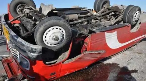 واژگونی خونین مینی بوس در آذربایجان شرقی 