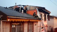 آتش سوزی در خانه یک رشتی + عکس